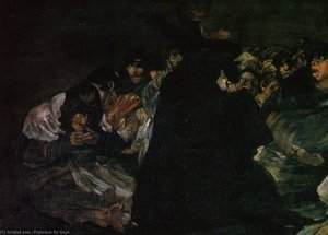 Der Große Ziegenbock Oder Sabbaths Der Hexen — Francisco José De Goya Y Lucientes