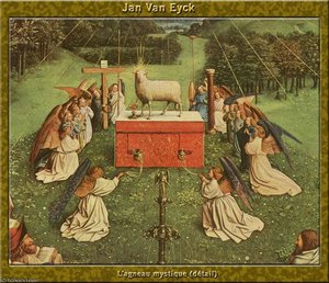 Lagneau Mystique (detail) — Jan Van Eyck