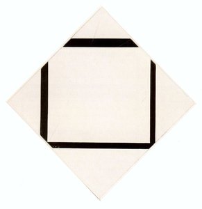 Komposition 1 A — Piet Mondrian
