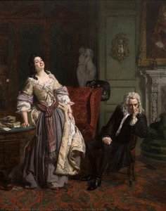 Pope Makes Love To Lady Mary Wortley Montagu — William Powell Frith