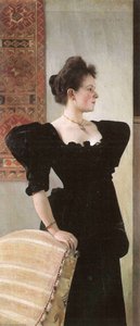 Portrait De Marie Breunig — Gustav Klimt