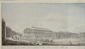 West Aspect Of Wilhelmsplatz, C.1773 — Andreas Ludwig Kruger