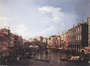 The Rialto Bridge From The South — Canaletto