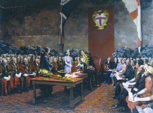The Presentation Of The Freedom Of The City To Hrh The Princess Elizabeth, 1947 — William D Dring