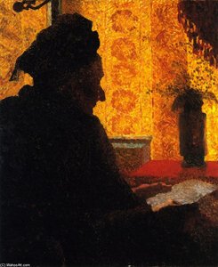 Nonna Michaud In Silhouette — Jean-édouard Vuillard