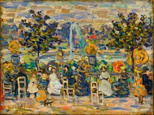 In Luxembourg Gardens — Maurice Brazil Prendergast