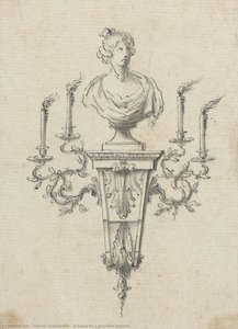 Drawing For A Girandole Bracket — Thomas Chippendale