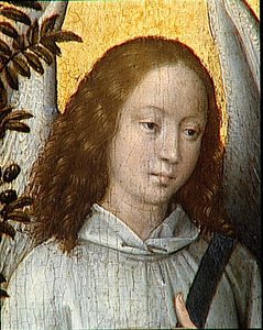 Engel Mit Einem Olivenzweig — Hans Memling