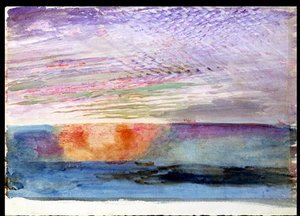 Sunset At Herne Hill Through The Smoke Of London — John Ruskin