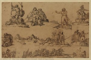 Sheet Of Figure Studies — Théodore Géricault