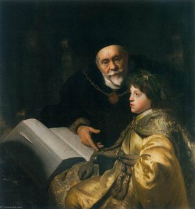 Prince Charles Louis With His Tutor, As Alexander Instructed By Aristotle — Jan Andrea Lievens Jan Lievens