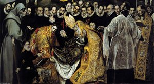 The Burial Of The Count Of Orgaz (detail) — El Greco