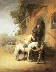 The Charitable Samaritan (aka The Good Samaritan) — Rembrandt