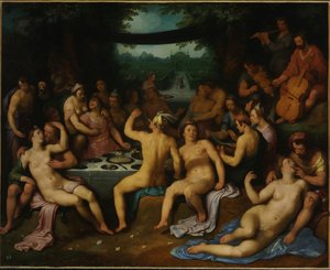 The Golden Age (bacchanal) Or The Garden Of Love — コルネリス・ファン・ハールレム