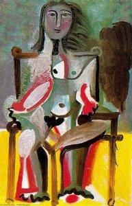 Donna Nuda Seduta In Un Divano 2 — Pablo Picasso