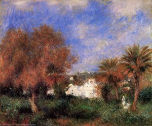 O Jardim De Essai Em Algiers — Pierre-auguste Renoir