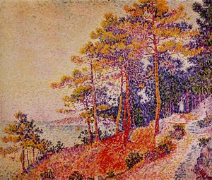 Paul Signac Saint Tropez Grenoble, musée des Beaux-Arts