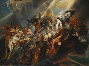 A Queda De Fáeton — Peter Paul Rubens