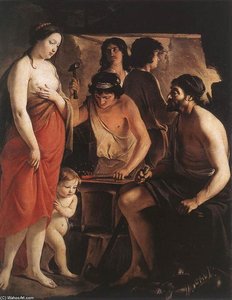 Venus At The Forge Of Vulcan — (brother) Antoine Le Nain