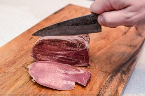 Preparation Of Ox Tongue Cooked With Chocolate — José Luis "chele" Gonzalez