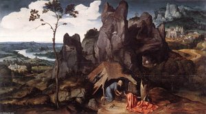 St Jerome In The Desert — Joachim Patinier