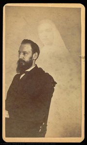 [unidentified Bearded Man Seated, A Female — William H. Mumler