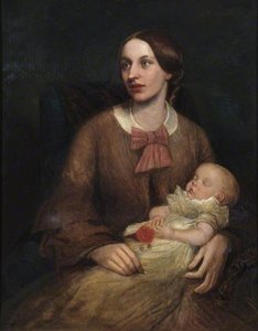 Sarah Smetham And Baby John — James Smetham