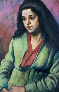 Portrait Of A Girl (the Artist's Sister) — Bernard Meninsky