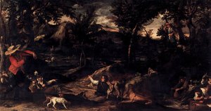 Hunting — Annibale Carracci