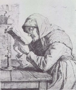 Old Woman Reading — Anna Kirstine Ancher
