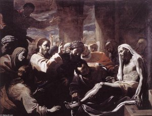 The Raising Of Lazarus — Mattia Preti