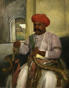 Hasan Reza Khan, Minister Für Asaf Al Daula Von Oudh — Johann Zoffany