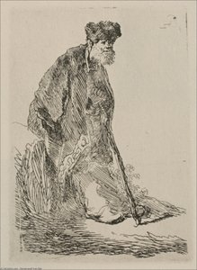 An Old Man With A Bushy Beard — Rembrandt Van Rijn