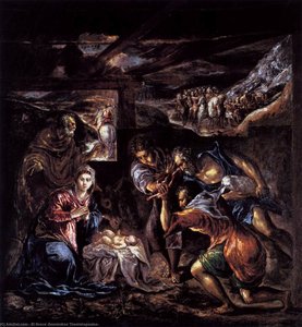 Shepherds の 神聖 な 賛美 」 — エル・グレコ