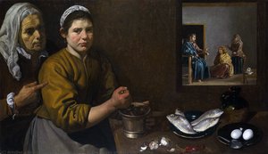 Christ In The House Of Mary And Martha — Diego Velázquez