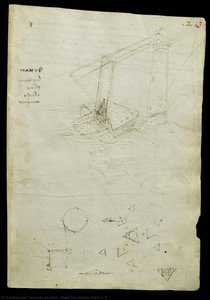 Codex Trivulzianus 2162, P. 3. — Leonardo Da Vinci