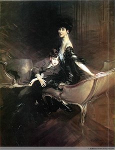 Consuelo, Duchess Of Marlborough, With Her Son Ivor Spencer-churchill — Giovanni Boldini