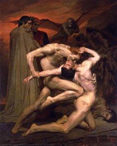 Dante And Virgil — William-adolphe Bouguereau