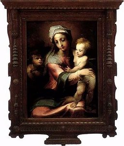 Madonna And Child With St John The Baptist — Domenico Di Pace Beccafumi
