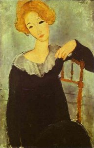 Kobieta Z Czerwonym Włosiem — Amedeo Modigliani