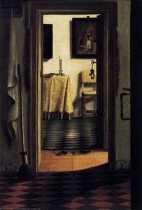 View Of A Corridor — Samuel Van Hoogstraten
