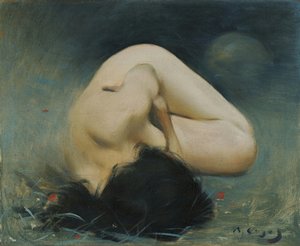Foreshortened Female Nude — Ramon Casas