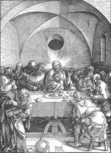 La Gran Pasión: 9. Cena De Los Apóstoles — Albrecht Dürer