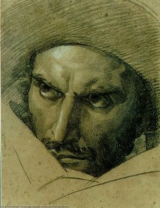 Head Of F. Ravaillac - Study — François Gérard (françois Pascal Simon)