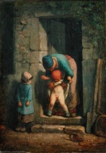 Cuidados Maternos — Jean-françois Millet