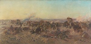 La Carica Dell'australian Light Horse A Beersheba, 1917 — George Washington Thomas Lambert