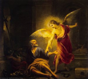 Liberación De San Pedro — Bartolomé Esteban Murillo