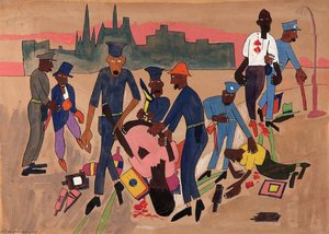 Study For Moon Over Harlem — William H. Johnson