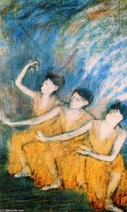 Três Bailarinas — Hilaire-germain-edgar Degas