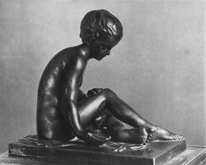 Girl Wit A Butterfly — Mihail Ivanovič Kozlovski